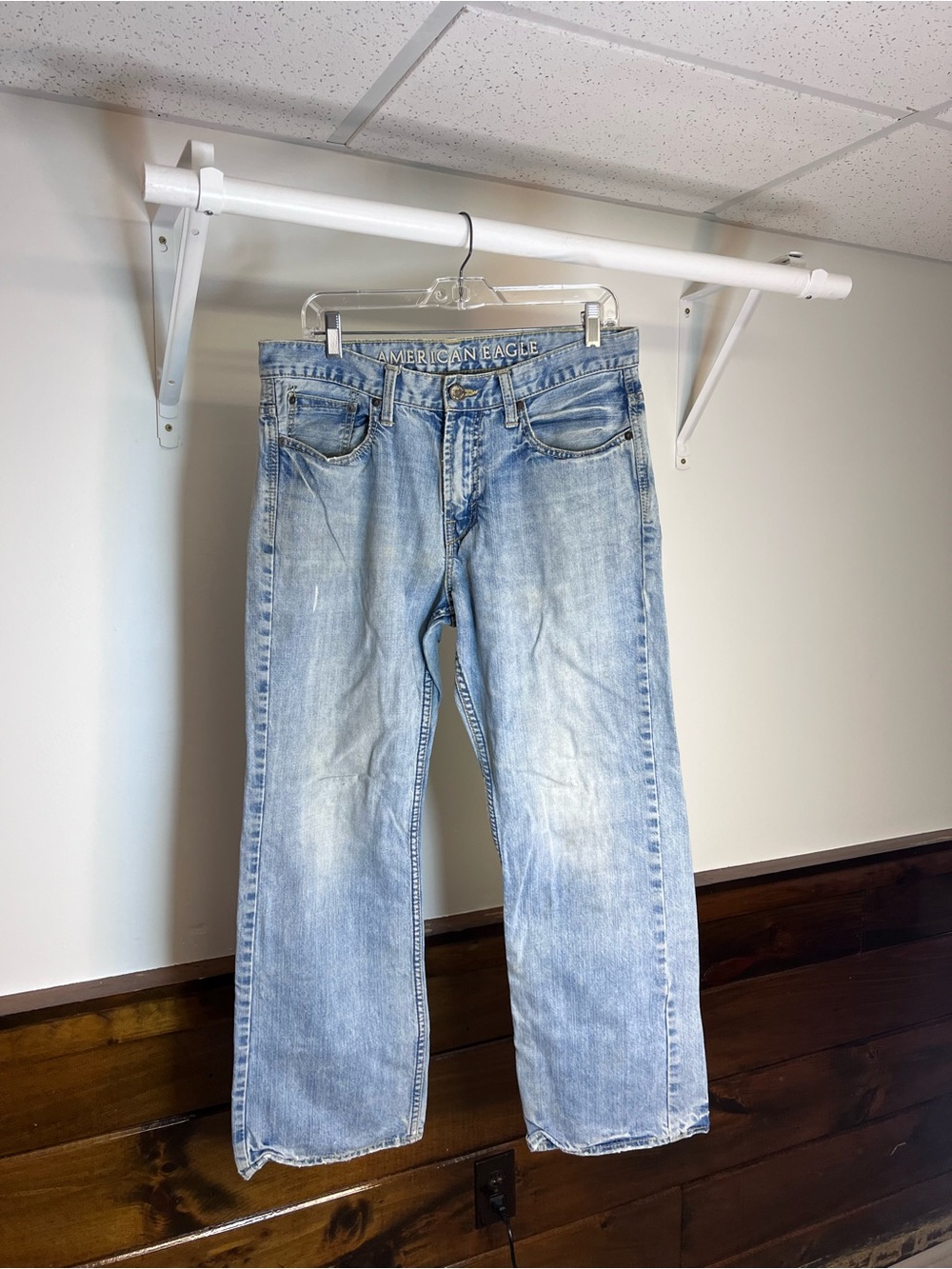 American Eagle Outfitters Men's Light Blue Bootcut Jeans- 32x30